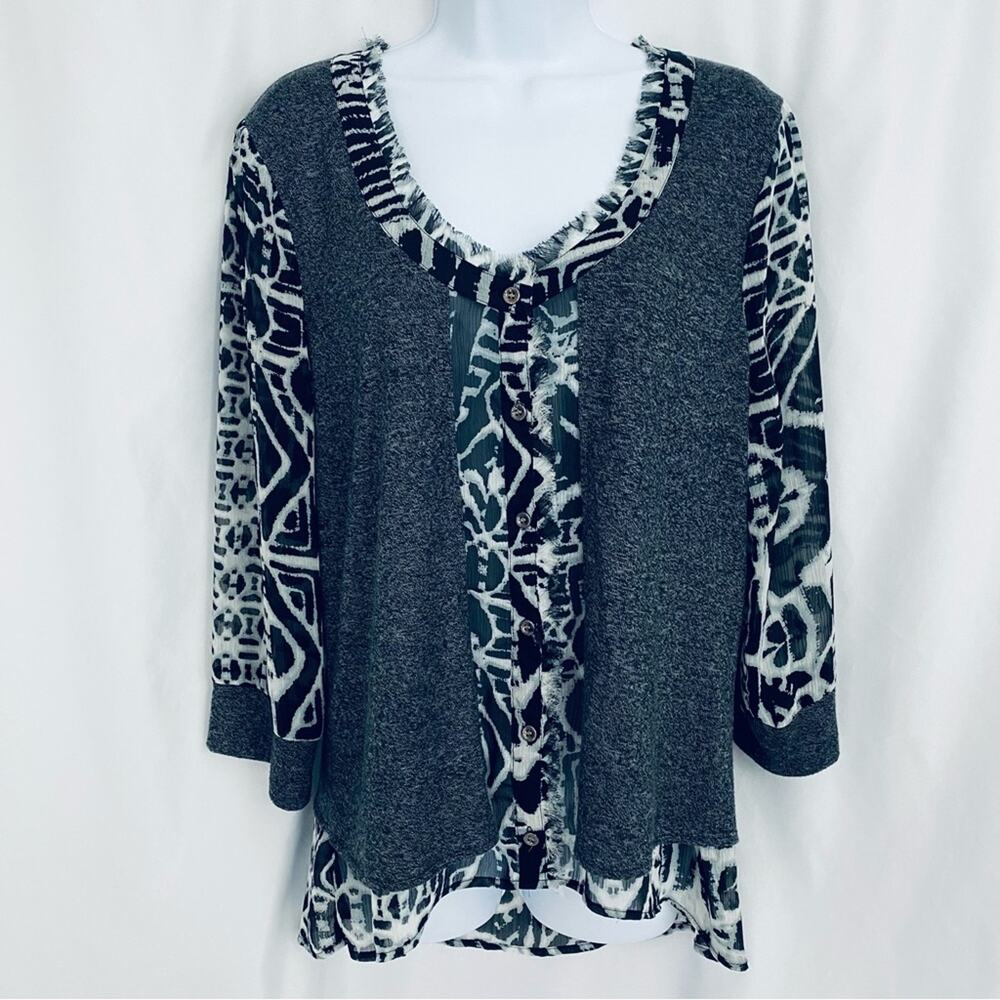 BKE Front Button Cardigan Size X-Large